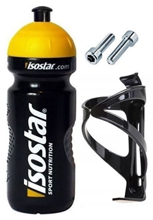 Bidon Rowerowy ISOSTAR 650 i Koszyk regulowany